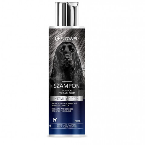 EUROWET Dark coat - šampon pro psy - 200ml - Fotogalerie 1