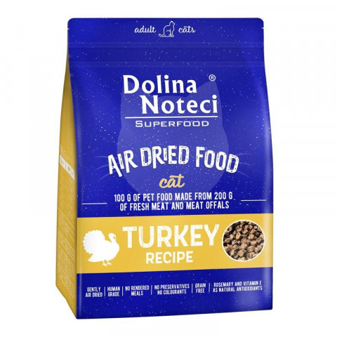 DOLINA NOTECI Superfood Turkey - suché krmivo pro kočky - 1kg - Fotogalerie 1