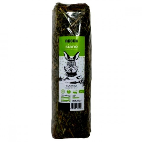 RECEK Meadow hay with lemon balm - seno pro hlodavce - 1kg - Fotogalerie 1