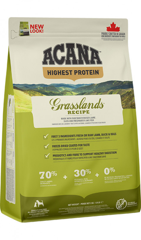 ACANA Highest protein Grasslands - suché krmivo pro psy - 2kg - Fotogalerie 1