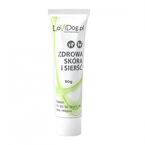 LOVIDOG Functional paste Healthy skin and coat - pamlsek pro psa - 90g - Fotogalerie 1