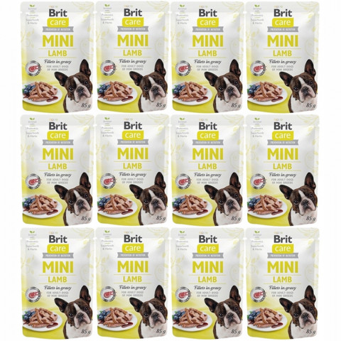 BRIT Care Mini Jehněčí - mokré krmivo pro psy - 12x85g - Fotogalerie 1