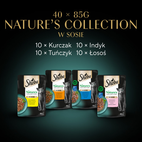 SHEBA Nature's Collection Mix - mokré krmivo pro kočky - 40x85g - Fotogalerie 5