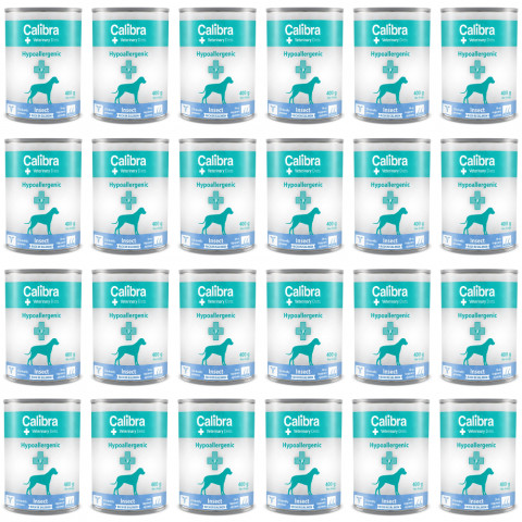 CALIBRA VD Dog Hypoallergenic Hmyz&Losos - mokré krmivo pro psy - 24x400g - Fotogalerie 1