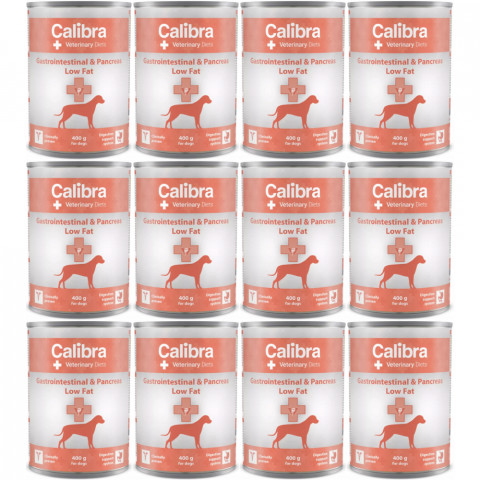 CALIBRA Veterinary Diets Gastrointestinal Low Fat - mokré krmivo pro psy - 12x400g - Fotogalerie 1