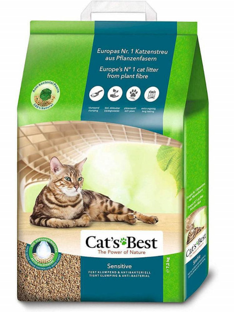Cat's Best stelivo pro kočky Sensitive - 20 l - Fotogalerie 1