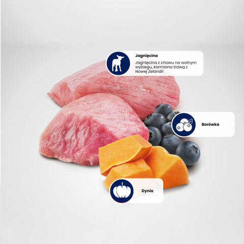 FARMINA N&D Pumpkin Cat Lamb and Blueberry Neutered Adult - suché krmivo pro kočky - 1.5 kg - Fotogalerie 7