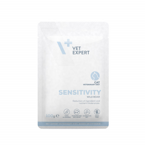VET EXPERT Veterinary Diet Sensitivity Cat - mokré krmivo pro kočky - 100g - Fotogalerie 1