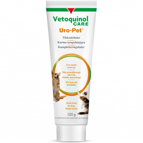 VETOQUINOL Uro-Pet - pasta okyselující moč pro psy a kočky - 120 g - Fotogalerie 1