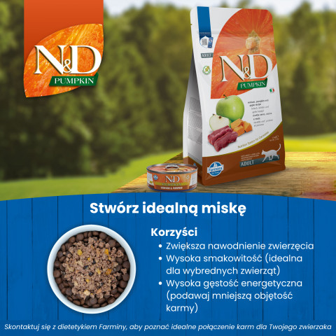 FARMINA N&D Pumpkin Lamb, Pumpkin & Blueberry – mokré krmivo pro kočky – 24x70 g - Fotogalerie 7