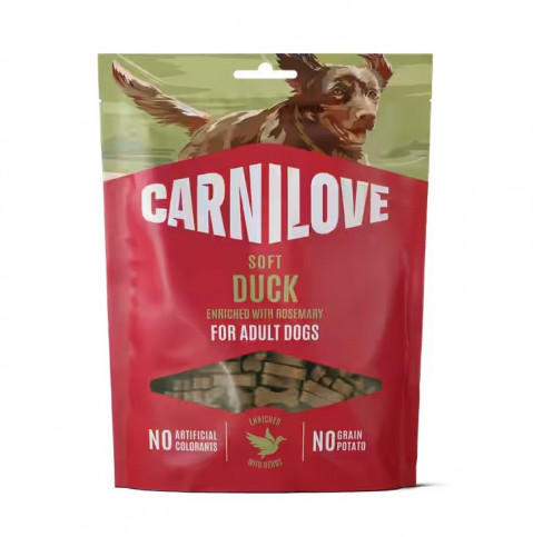 CARNILOVE Soft Duck enriched with rosemary - pamlsek pro psa - 200g - Fotogalerie 1
