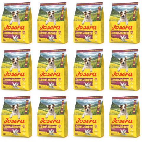 JOSERA Mini Salmon & Chicken - suché krmivo pro psy - 12x900g - Fotogalerie 1