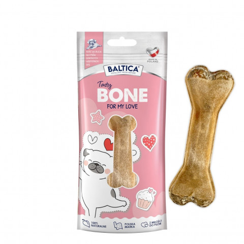 BALTICA Tasty bone for my love Beef tripe - pamlsek pro psa - 12cm - Fotogalerie 1