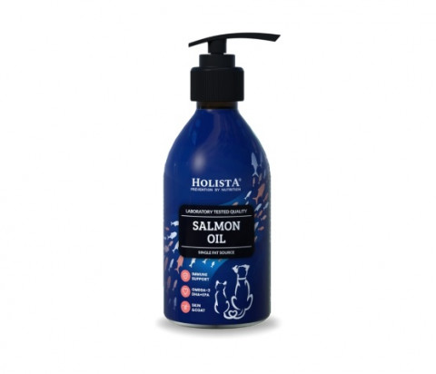 HOLISTA Salmon oil - doplňky stravy pro psy a kočky - 250ml - Fotogalerie 1