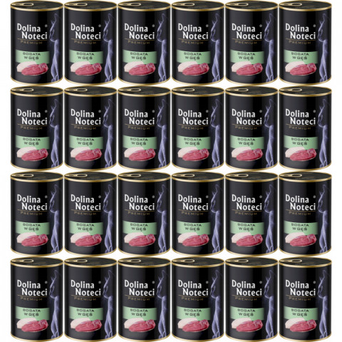 DOLINA NOTECI Premium Bohatá na husu – mokré krmivo pro kočky – 24×400 g - Fotogalerie 1
