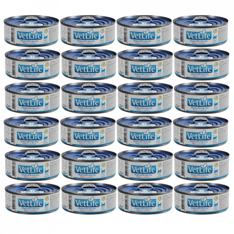 FARMINA Vet Life Hypoallergenic Pork & Potato - mokré krmivo pro kočky - 24x85 g - Fotogalerie 1