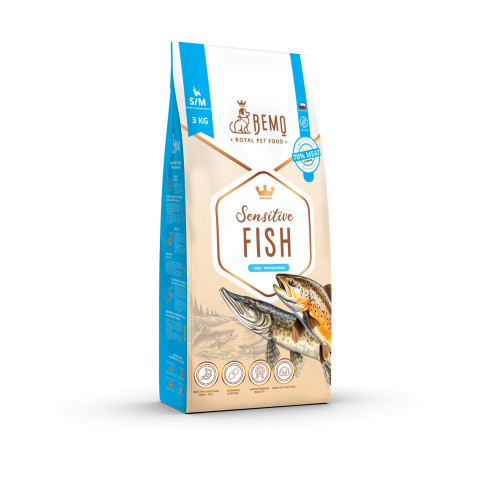 BEMO Sensitive Fish Small/Medium Mono - suché krmivo pro psy - 3kg - Fotogalerie 1