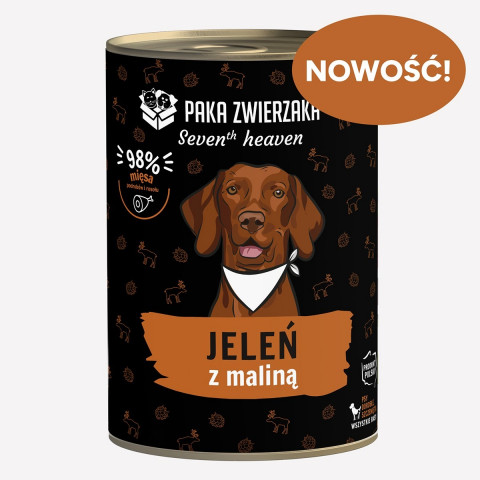 PAKA ZWIERZAKA Seventh Heaven Jelen s malinami Mono - mokré krmivo pro psy - 400g - Fotogalerie 5