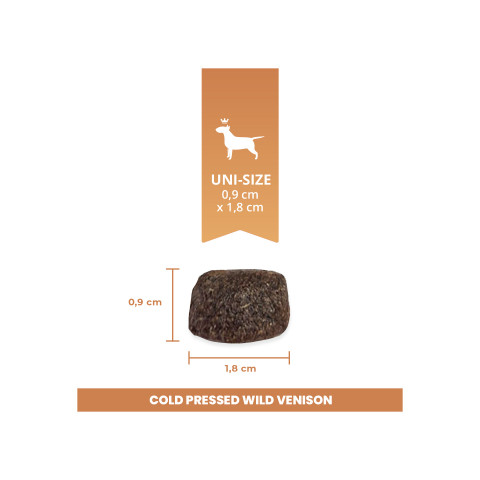 BEMO Cold Pressed Wild Venison - suché krmivo pro psy - 3kg - Fotogalerie 2