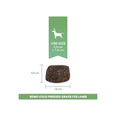 BEMO Cold Pressed Grass Fed Lamb - suché krmivo pro psy - 1kg - Fotogalerie 2