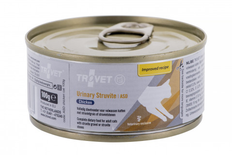 TROVET ASD Urinary Struvite s kuřecím - mokré krmivo pro kočky - 12x100g - Fotogalerie 3