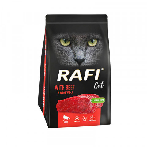 RAFI Cat with beef - suché krmivo pro kočky - 1,5kg - Fotogalerie 1