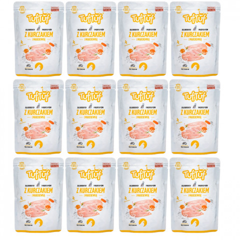 TUF TUF with chicken and carrot - vlhké krmivo pro psy - 12x300g - Fotogalerie 1