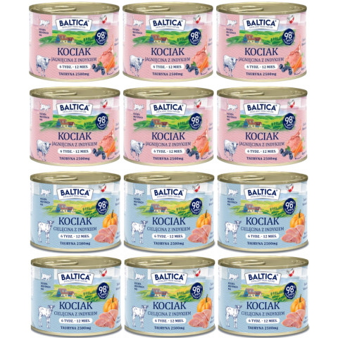 BALTICA Chuť regionů Koťata MIX PŘÍCHUTÍ - mokré krmivo pro kočky - 12x185g - Fotogalerie 1