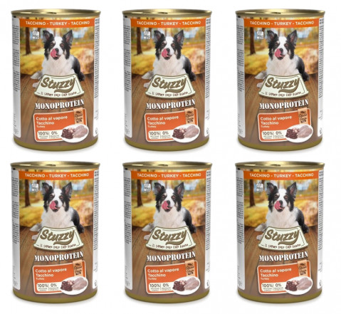 STUZZY Monoprotein Krůta – mokré krmivo pro psy – 6x400g - Fotogalerie 1