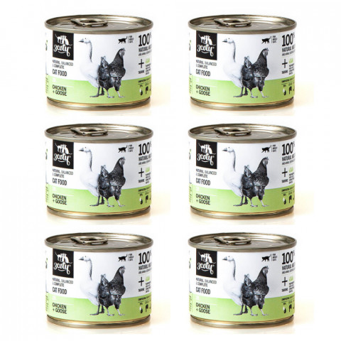3COTY 29. Chicken and goose - mokré krmivo pro kočky - 6x180g - Fotogalerie 1