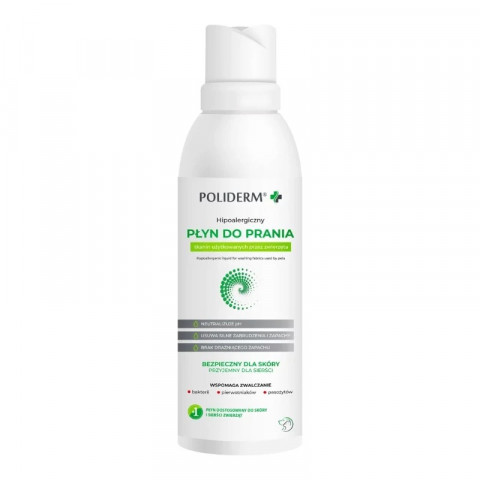 JM SANTE Poliderm - Hypoalergenní prací gel – 1L - Fotogalerie 1