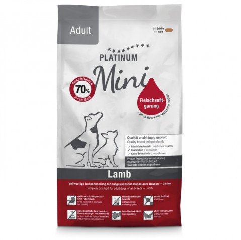 PLATINUM Adult Lamb Mini – polovlhké krmivo pro psy – 900 g + pamlsek PLATINUM Xmas-Bits Iberico 150 g ZDARMA - Fotogalerie 4