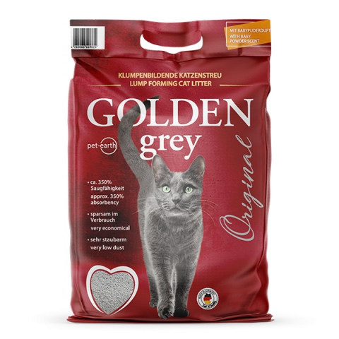 GOLDEN Grey Original - bentonitové stelivo - 7kg - Fotogalerie 1