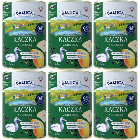 BALTICA Chutě regionů Mono Kachna s hruškou - mokré krmivo pro psy - 6x400g - Fotogalerie 1