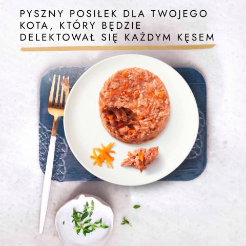 PURINA Gourmet Gold Savoury cake - mokré krmivo pro kočky - 48x85g - Fotogalerie 4