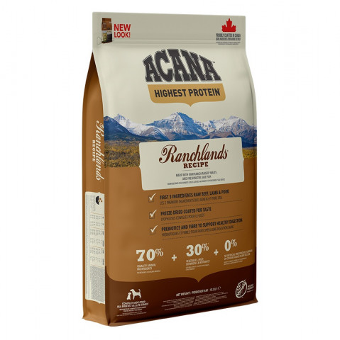 ACANA Highest Protein Ranchlands Dog - suché krmivo pro psy - 6kg - Fotogalerie 1