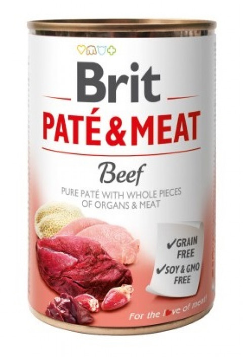 BRIT Paté & Meat Beef - vlhké krmivo pro psy - 400g - Fotogalerie 1