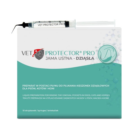 JM SANTE Pro Oral Cavity – Gums - stomatologický roztok pro hygienu dutiny ústní u psů a koček – 10×3 ml - Fotogalerie 1