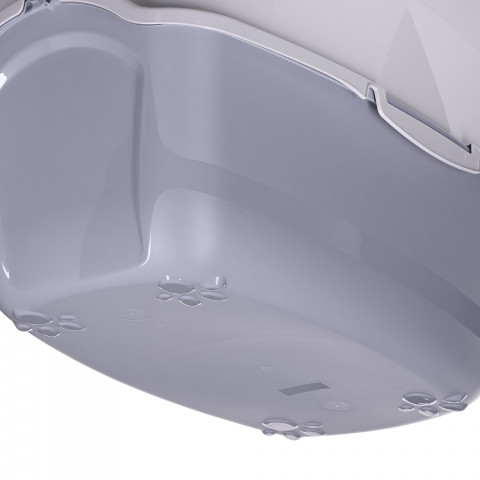 DIAMENTIQ BAYA white/light grey - kočičí toaleta - 55,5 x 40 x 38,7 cm - Fotogalerie 10