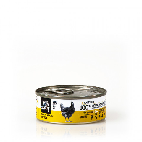 3COTY Chicken - mokré krmivo pro kočky - 12x80g - Fotogalerie 16