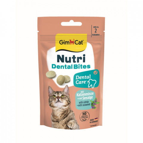 GIMCAT Nutri Dental Bites - pamlsek pro kočky - 40g - Fotogalerie 1