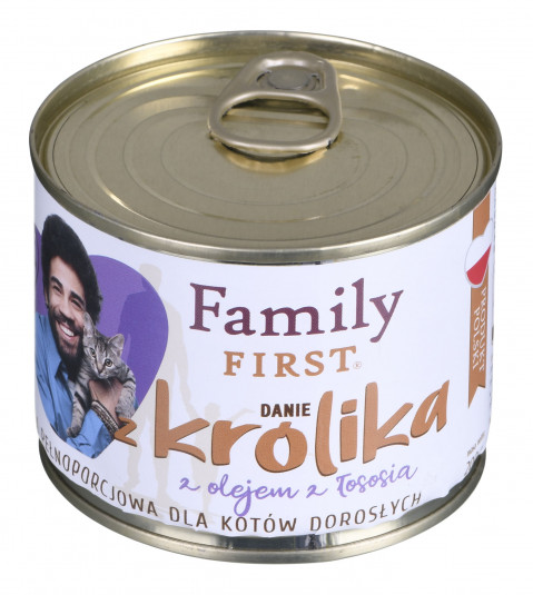 FAMILY FIRST Rabbit - mokré krmivo pro kočky - 200g - Fotogalerie 1