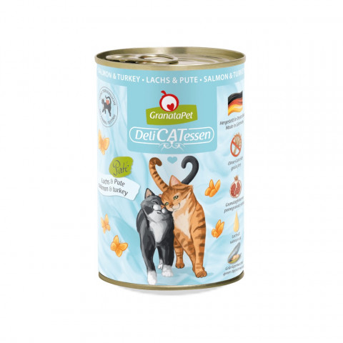 GRANATAPET DeliCATessen Salmon and turkey - mokré krmivo pro kočky - 400g - Fotogalerie 1