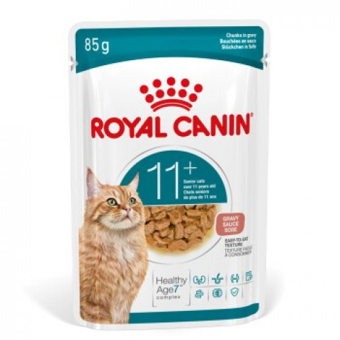 ROYAL CANIN Ageing 11+ Chunks in gravy - mokré krmivo pro kočky - 12x85g - Fotogalerie 8