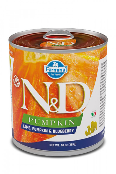 Mokré krmivo pro psy - FARMINA N&D DOG LAMB&PUMPKIN&BLUEBERRY ADULT 285g - Fotogalerie 1