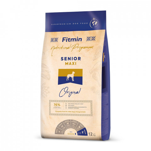 FITMIN Dog Maxi Senior - suché krmivo pro psy - 12 kg - Fotogalerie 1