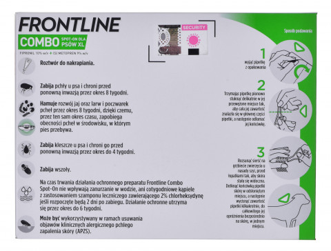 Frontline Combo Spot-on XL - kapky proti parazitům pro psy - 3 x 4,02 ml - Fotogalerie 9
