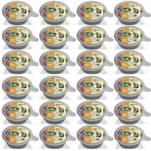 FOLK Varmijská šťavnatá hovězí – mokré krmivo pro kočky – 24x85g - Fotogalerie 1