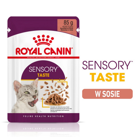 ROYAL CANIN Sensory Taste - mokré krmivo pro kočky - 12x85g - Fotogalerie 4