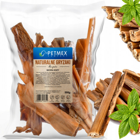 PETMEX Kozí kůže Mono – pamlsek pro psa – 500g - Fotogalerie 2